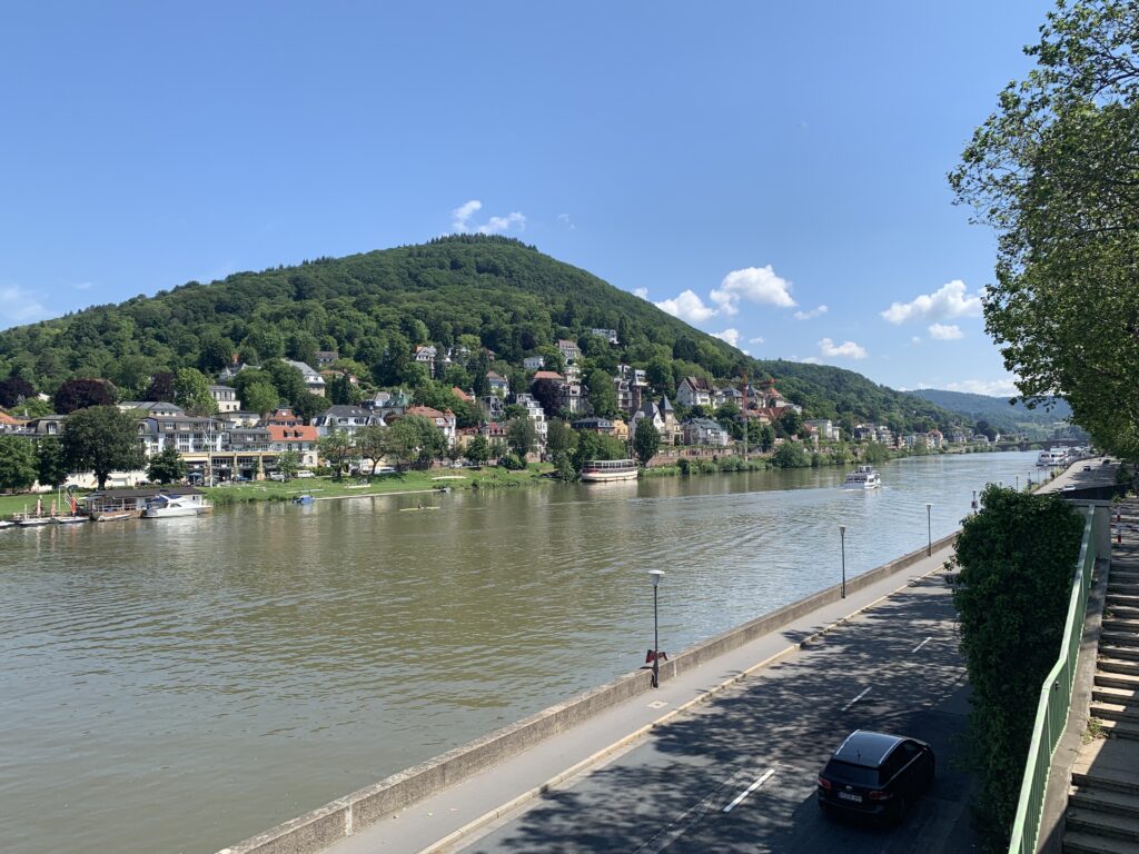 Neckar River in Heidelberg