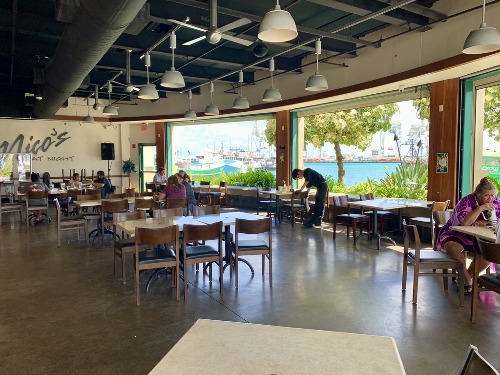 Nico's Pier 38 offers water-front dining and cool breezes
