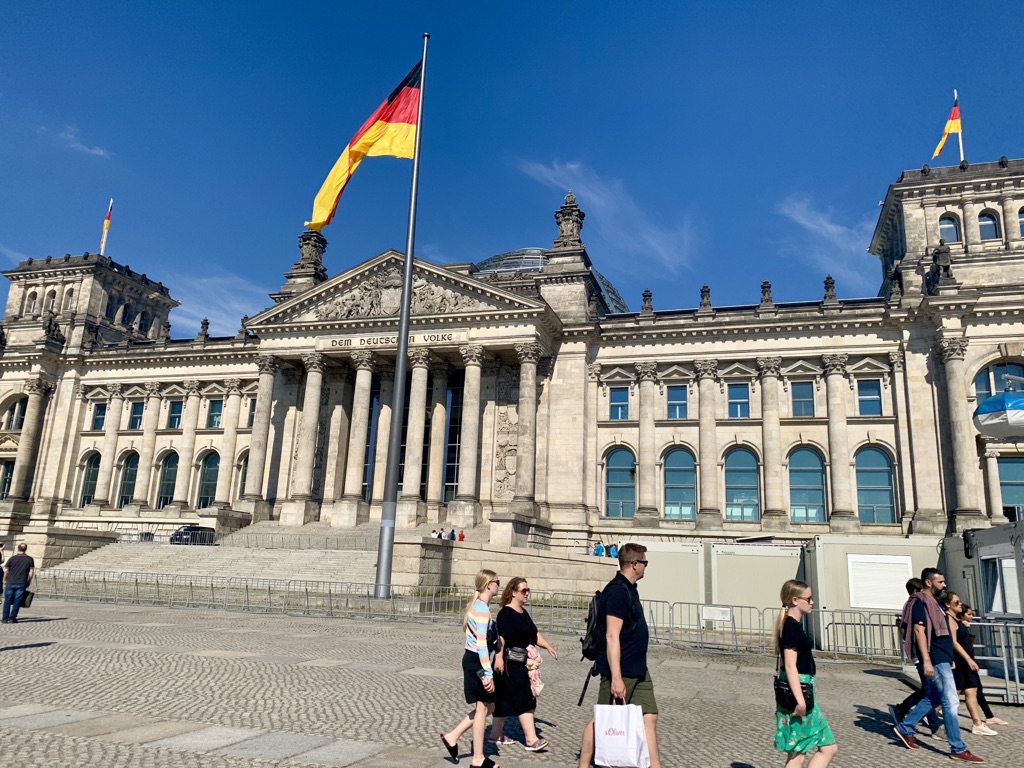 the German Reichstag in Berlin, Germany