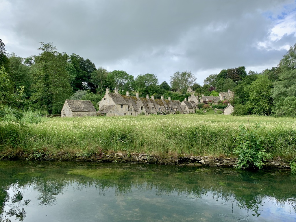 Cottages in Bibury make it one of the more scenic of the Cotswolds Villages