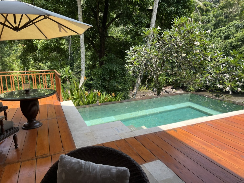 Every villa at the Four Seasons Resort Bali at Sayan have their own pool.